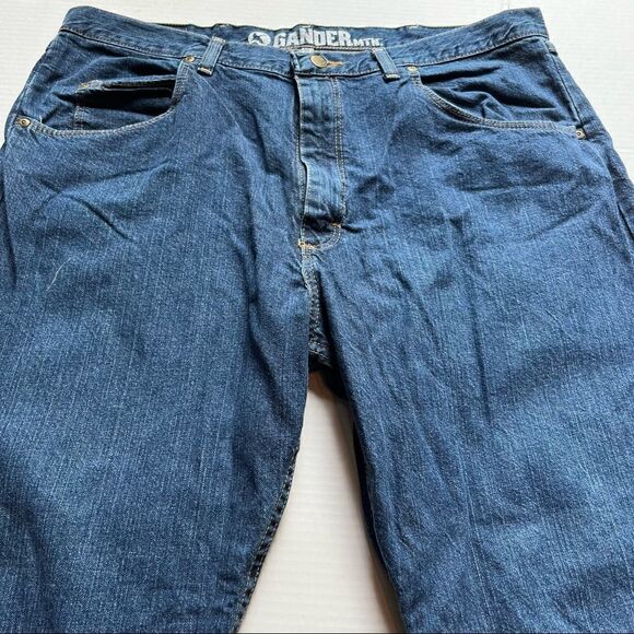 Gander Jeans Blue Men's 38x30 100% cotton 5 pocket excellent condition - Picture 9 of 9